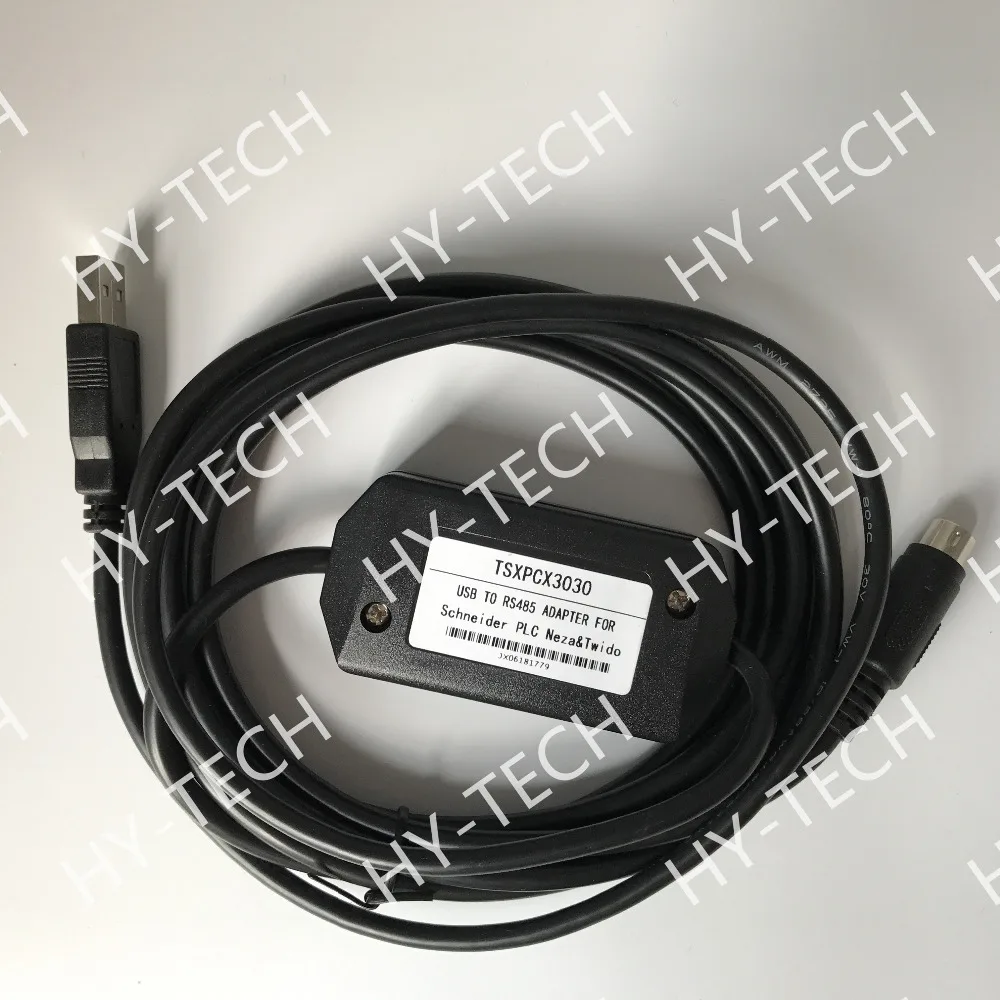 Кабель для программирования PLC TSXPCX3030 USB Интерфейс адаптер TSX Neza и Twido серии USB/RS485