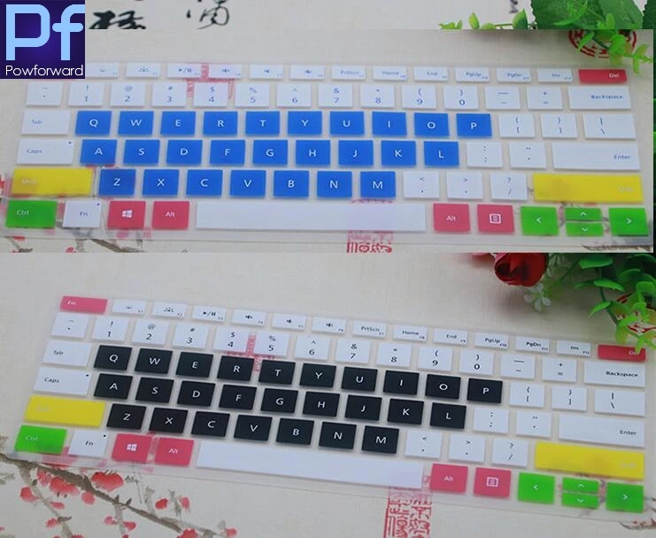 candyblue candyblack Для microsoft Surface Pro4 Pro 4 Pro5 Pro5 Клавиатура для ноутбука 2 шт. чехол для клавиатуры для ноутбука Pro 5 пылезащитный - Цвет: candyblue candyblack