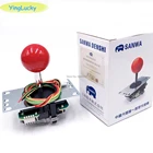 Джойстик Sanwa, оригинальный бритвенный качающийся джойстик для рукоделия, аркадный комплект MAMI, аркадная машина pandora box