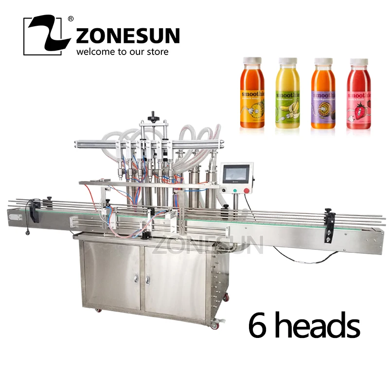 ZONESUN автоматическая линия по производству напитков банки для масло вода сок