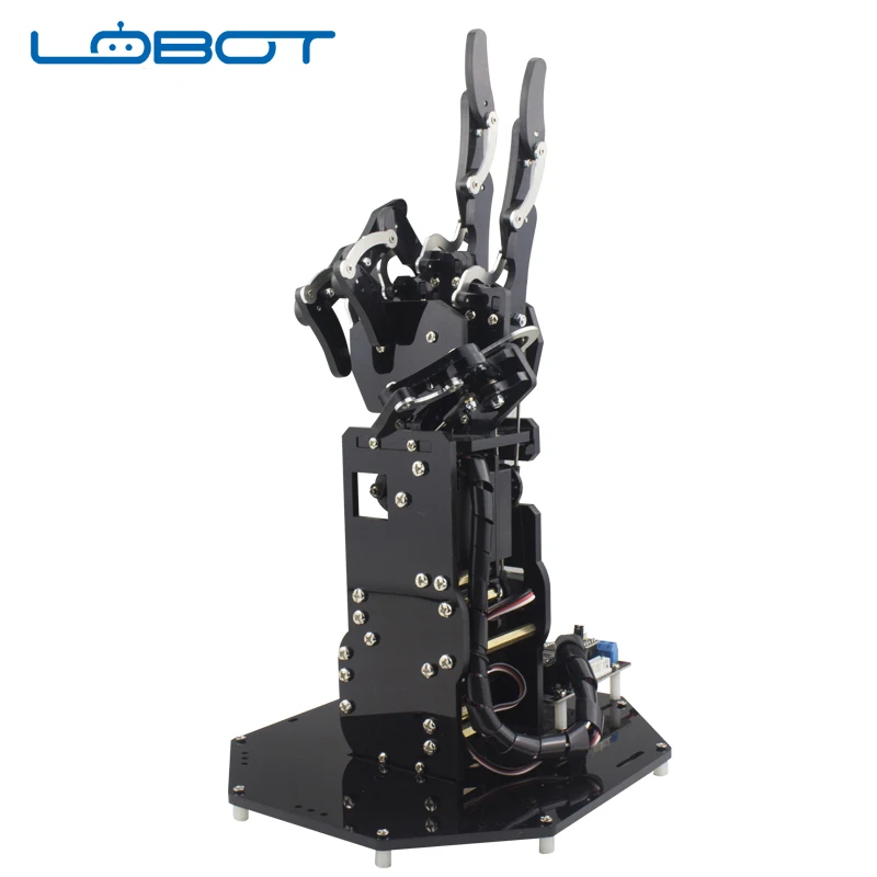 LOBOT промышленного робота Bionic пять пальцев независимое движение руки RC Запчасти