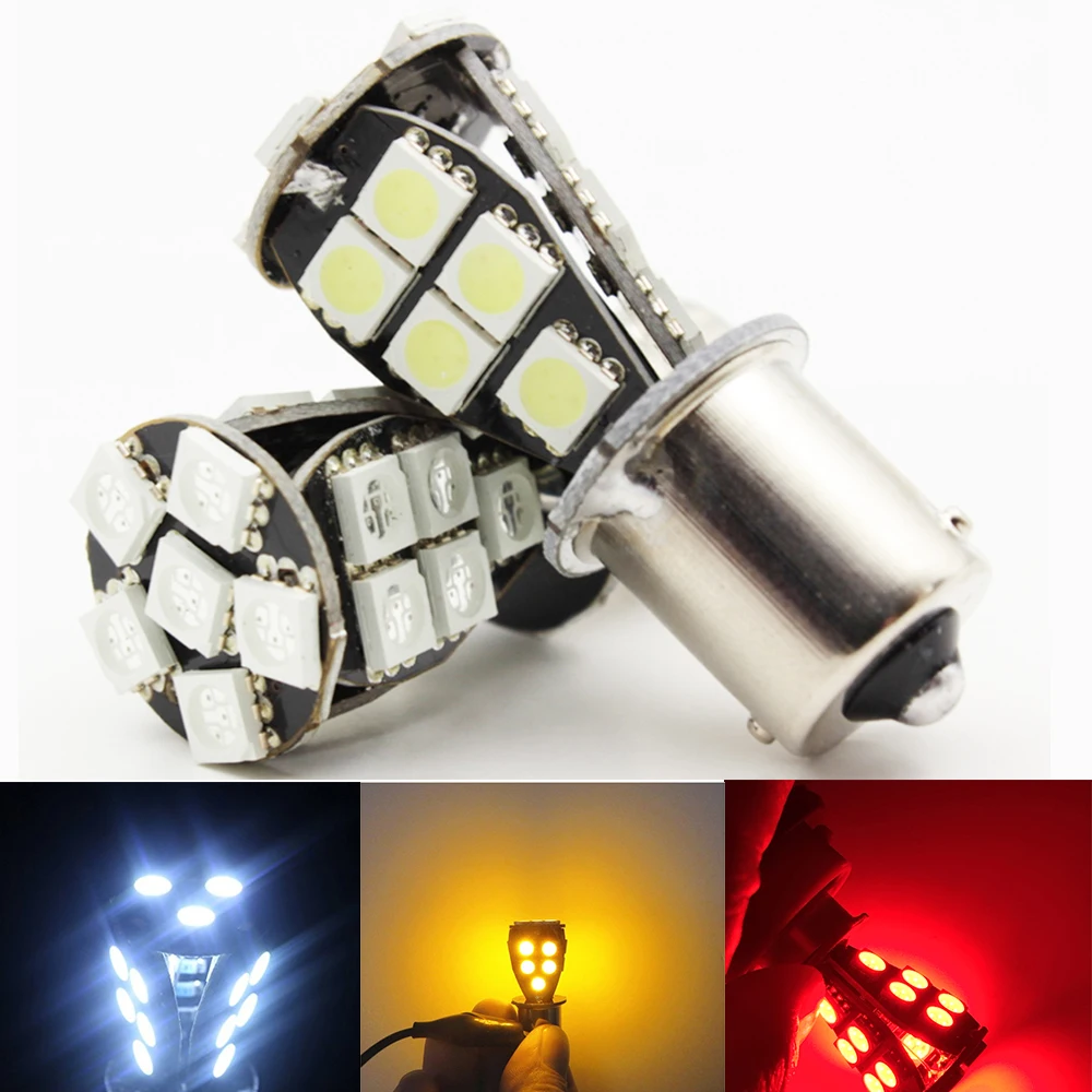 Автомобильный Стайлинг YSY 1156 1157 BA15S P21W S25 1459 21 светодиод 5050 SMD Canbus автомобильный