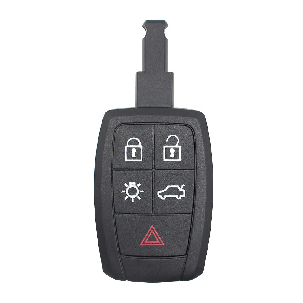 KEYECU Замена дистанционного ключа автомобиля чехол Fob 5 Кнопка для Volvo C30 C70 S40 V50 2008-2011 FCC ID: KR55WK49259