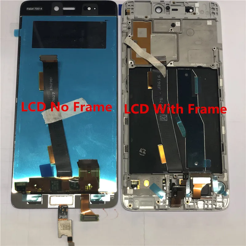 Axisinternational для 5,1" Xiao mi 5S mi 5S mi 5S ЖК-дисплей с рамкой+ сенсорная панель дигитайзер с отпечатком пальца
