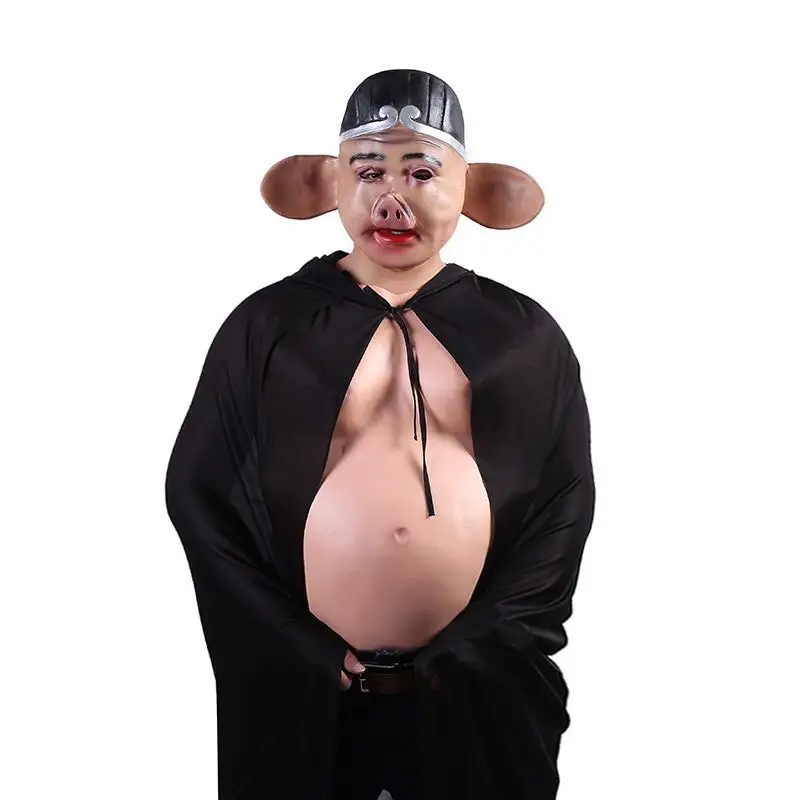 Journey To The West Pig Eight Quit Mask Theme Party Bar Tang Seng Master Sun Wukong Halloween Costumes Funny Headgear | Дом и сад