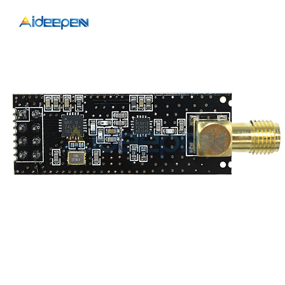 NRF24L01 + PA LNA модуль связи беспроводного приемопередатчика с антенной 2 4 ГГц 1000