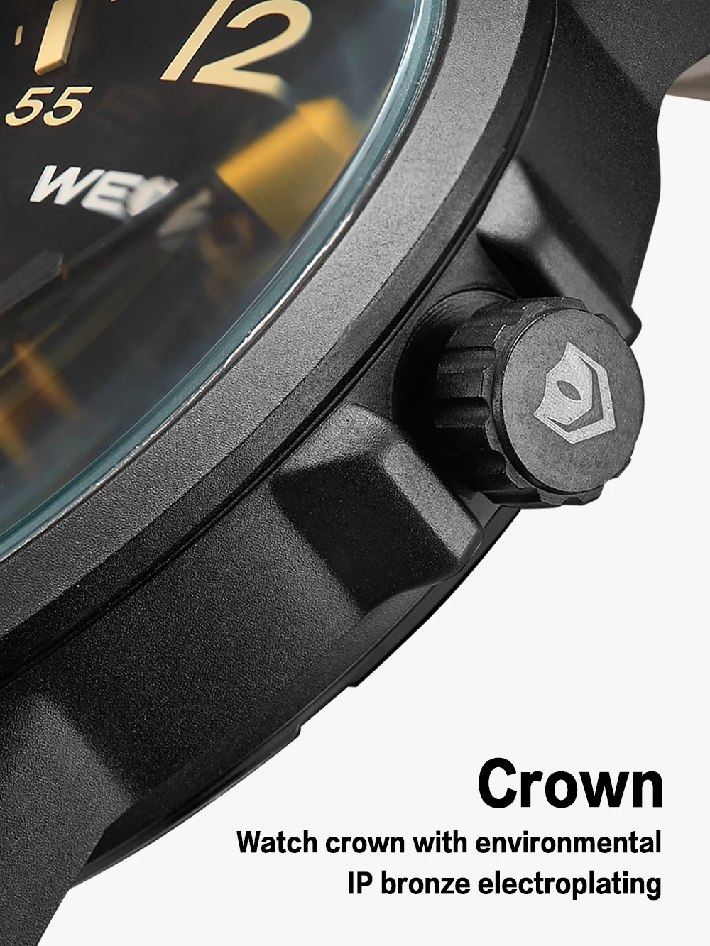 WEIDE Роскошная модная модель Мужские Аналоговые кожаные спортивные армейские военные кварцевые мужские наручные часы