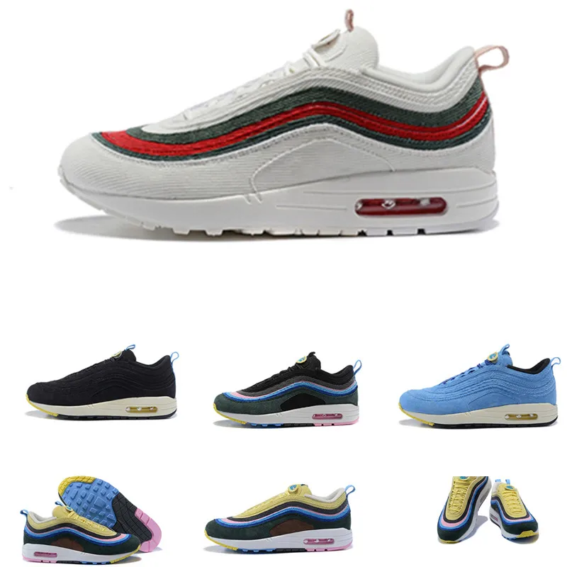 97 Running Shoes Sean Wotherspoon Men Women 1/97 Traners shoe LIGHT BLUE FURY/LEMON Sport Sneaker | Спорт и развлечения