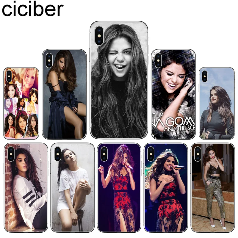 ciciber Phone Case For iPhone 11 Pro Max X XR XS MAX Cover 7 8 6 6s Plus 5s SE Soft TPU Silicone Actress Selena Gomez |