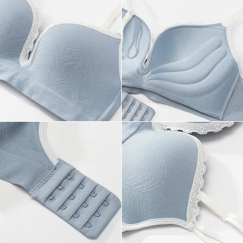 Высоко Качественный бюстгальтер набор Для женщин Повседневное белье прозрачный