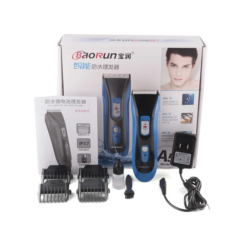 

Waterproof Electric Hair Clipper Trimmer Rechargeable Haircut Machine professional hair cutting tool for Child&Adults