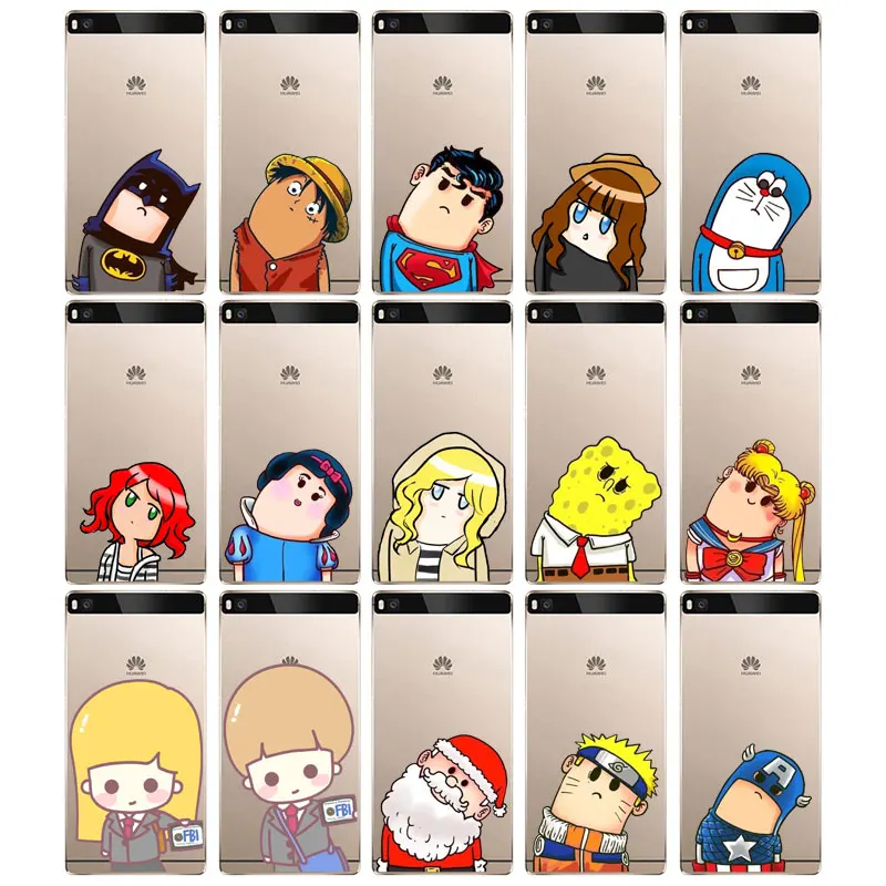 DREAMFOX L321 милый мультяшный Дизайн Мягкий ТПУ силиконовый чехол для huawei P8 P9 P10 Lite Plus