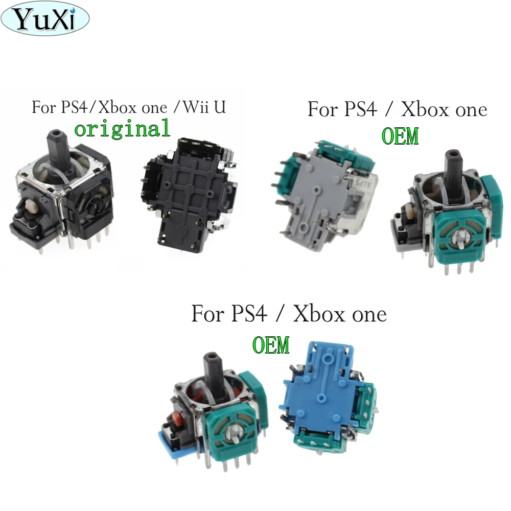 YuXi 1 шт. 3D аналоговая ось Джойстик Модуль потенциометра для Playstation 4 PS4 PRO
