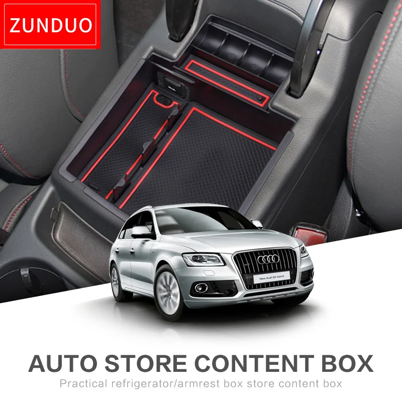 Автомобильный центральный подлокотник для Audi Q5 Q3 2009-2017 консоли аксессуары