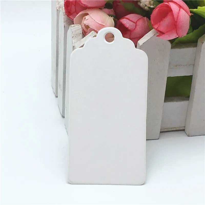 200 шт./лот многоцветная стильная головка гребешка крафт-бумага бирка для багажа