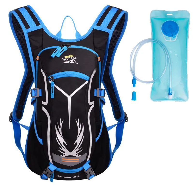 with water bag 15л велосипедный рюкзак для воды Водонепроницаемый рюкзак для скалолазания рюкзак для спорта на открытом воздухе Дорожная сумка для воды для кемпинга походная сумка - Цвет: with water bag