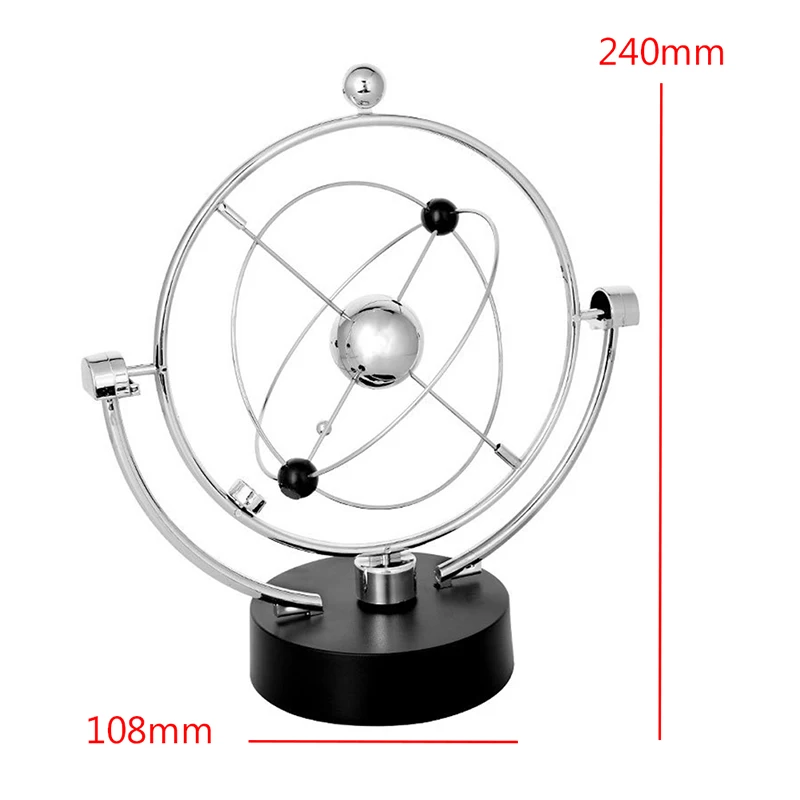 

1Piece Kinetic Art ! Mobile Milky Way Gizmos Perpetual Motion Spherical Pendulum Revolving Desk Orbital Toy