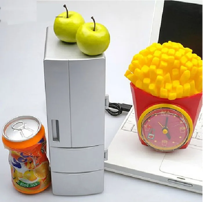 Мини Портативный кулер/Теплее Холодильник напитки Банки USB холодильник кулер мощность для ноутбука ПК USB гаджеты