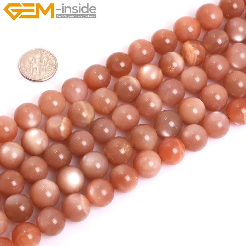 Бусины Из Натурального оранжевого камня для изготовления ювелирных изделий 15