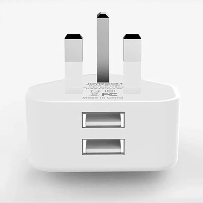 Новое настенное зарядное устройство адаптер двойной USB UK 3 Pin вилка дорожная