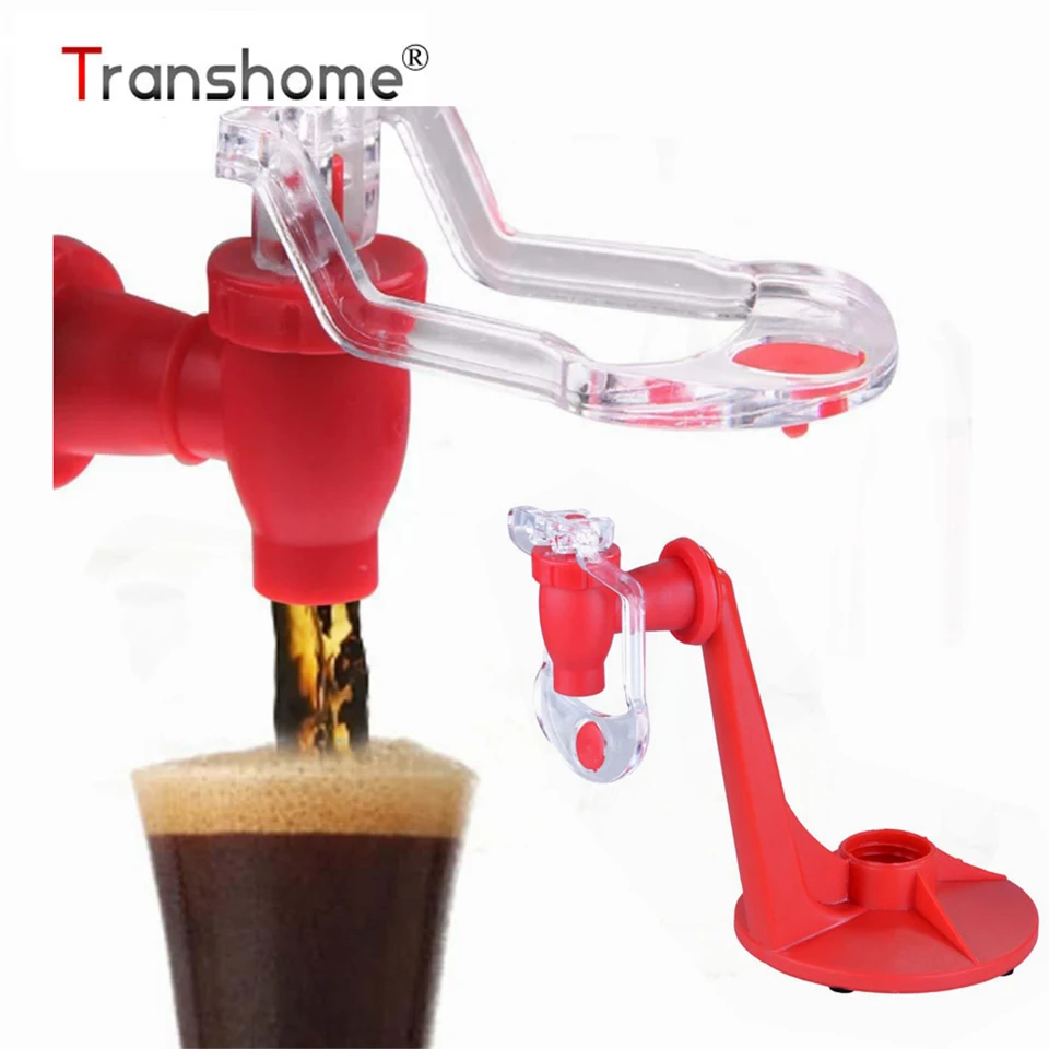 

Transhome Soda Dispenser Hand Press Bottles Water Kettles Dispenser Beverage Switch Saver Drinkers Kitchen Gadgets Drink Machine