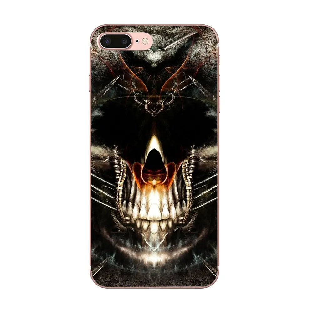 For Huawei P7 P8 P9 P10 P20 P30 Lite Mini Plus Pro 2017 2018 2019 Soft TPU Cases Fundas Illaz Skull |