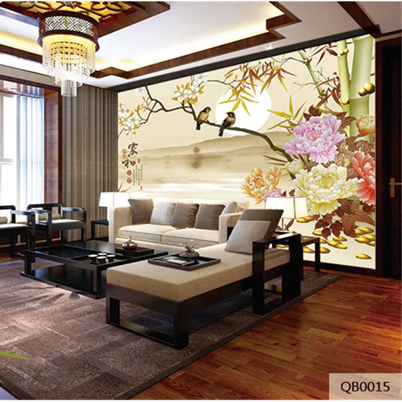 Пользовательские 3D печать DIY ткань и текстиль обои для стен матовый шелк гостиной