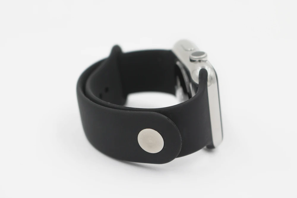 URVOI силиконовый ремешок для apple watch series 4 3 2 1 ремешок для iWatch Sport band штырь на замену-и-tuck закрытие официальных цветов