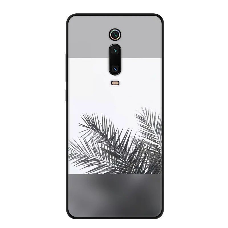 For Xiaomi Mi 9T Case Mi 9T Pro Cartoon Printed Soft Black Bumper Silicone TPU Cover For Xiaomi Mi 9T Pro mi9T 9 T Phone Cover