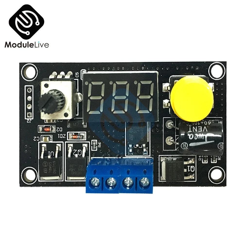DC 6 30V 12V 24V MAX 8A светодиодный регулируемый с цифровым дисплеем контроллер скорости