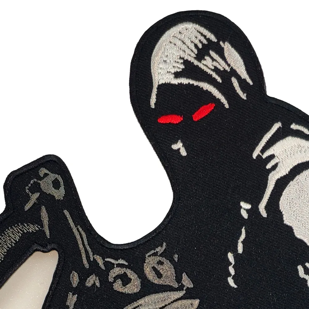 Нашивки Reaper череп смерти Байкер Мотоцикл задний патч свободный всадник куртка значок вышитые большие огромные наклейки для одежды