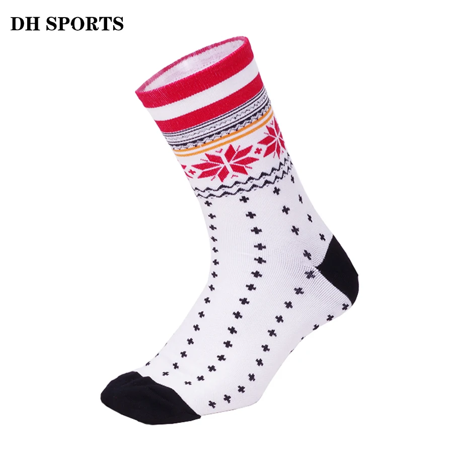 

DH SPORTS New Material Professional Cycling Socks Road Bicycle Socks Men Women Outdoor Climbing Running Compression Socks