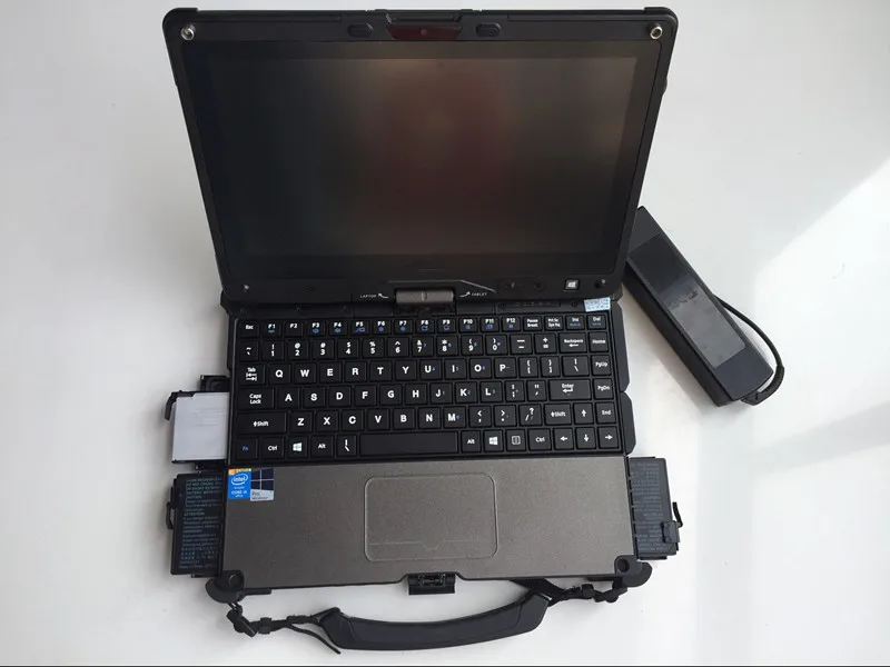 Новое поступление, б/у ноутбук Getac V110 4th I5 4G, жесткий экран, быстрая скорость, планшетный ПК, две батареи для автоматической диагностики