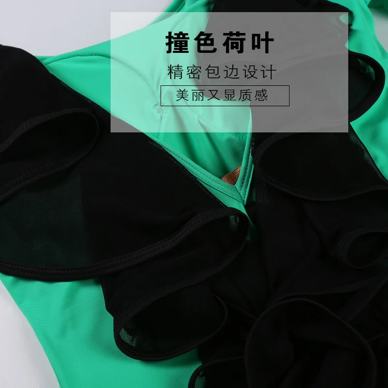

Fashion Middle Sleeve Standard Ballroom Dress Women Waltz Dress Dance Wear Ballroom Dance Dress Modern Costumes Flamenco Dress