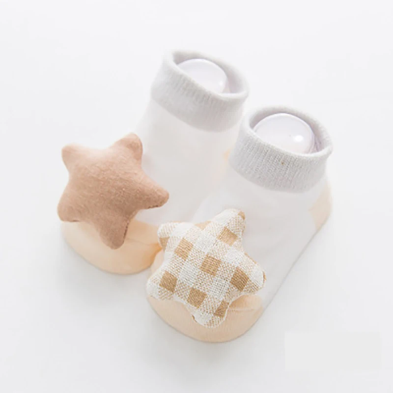 Molanephy Baby Socks Autumn Winter Cartoon Boys Girls Warm Cute Newborn Soft Indoor Floor Non-slip Moon Star 0-24 Month | Детская одежда
