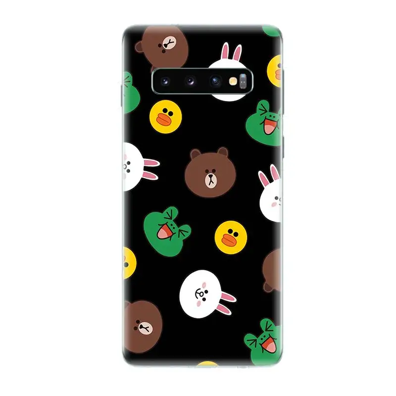 Медведь бурый популярный мягкий чехол для телефона samsung Galaxy S10 плюс S10E A50 A70 A30 A10 A20E