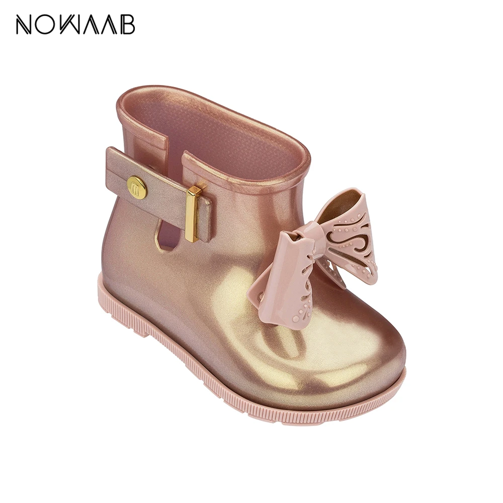 Мини-сандалии Melissa Sugar Rain Boot новинка 2019 водонепроницаемые прозрачные туфли для