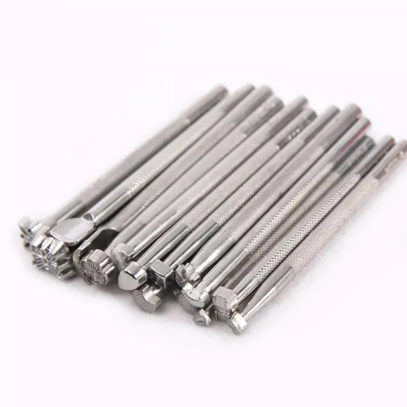 Инструменты для штамповки кожи 20 шт. ручная работа инструменты изготовления