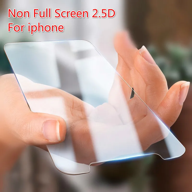 Премиум стеклянная пленка для iPhone 8 7 6 6s Plus закаленное стекло x xr xs max 2.5D Защита