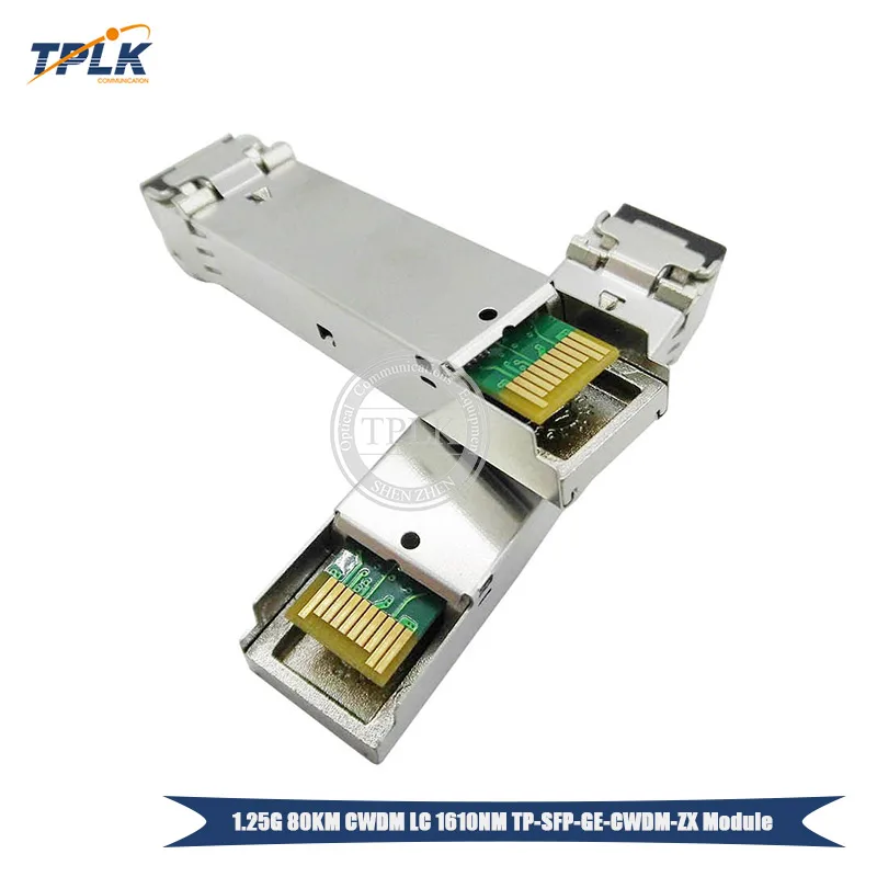 10 шт./лот высококачественный 1 25G 80KM CWDM LC 1610 нм фототрансивер модуль одномодовый