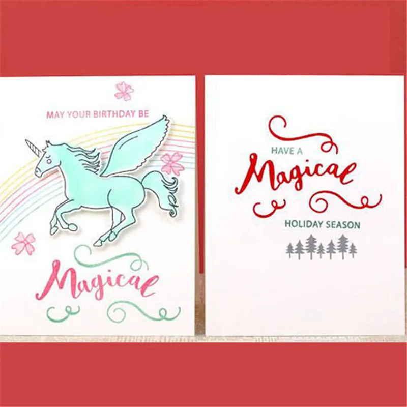 Набор штампов DiyArts Magical Die прозрачные штампы и для скрапбукинга трафарет