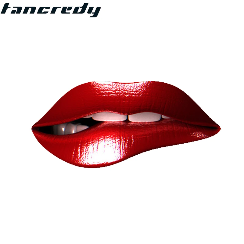 Автомобильный Стайлинг Tancredy 17*8 см красные Фокси губы автомобильные наклейки