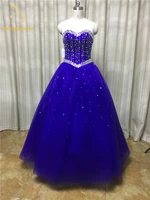 bealegantom royal blue ball gown tulle quinceanera dresses 2019 beaded crystals sweet 16 dress for 15 years vestidos de 15 anos