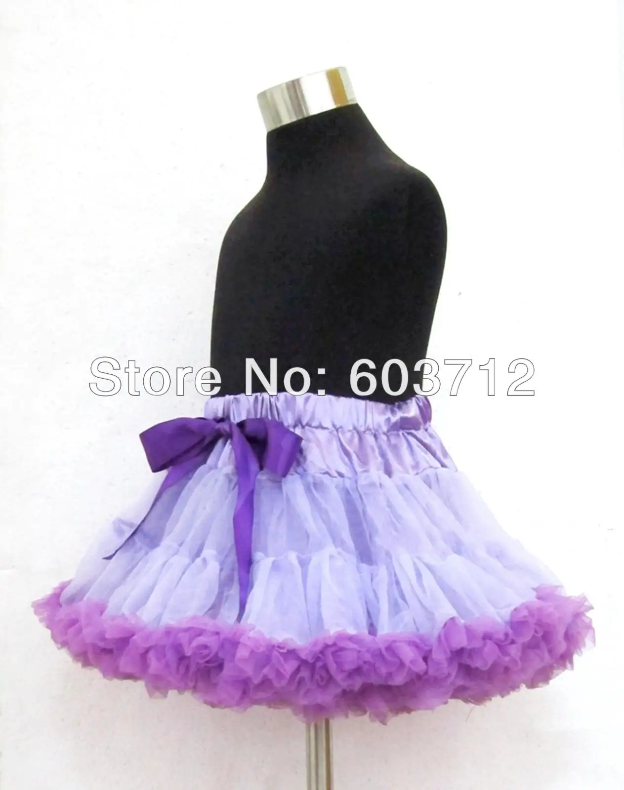 2013New Моды пушистые романтический Фиолетовый pettiskirts девушки пачки юбки для