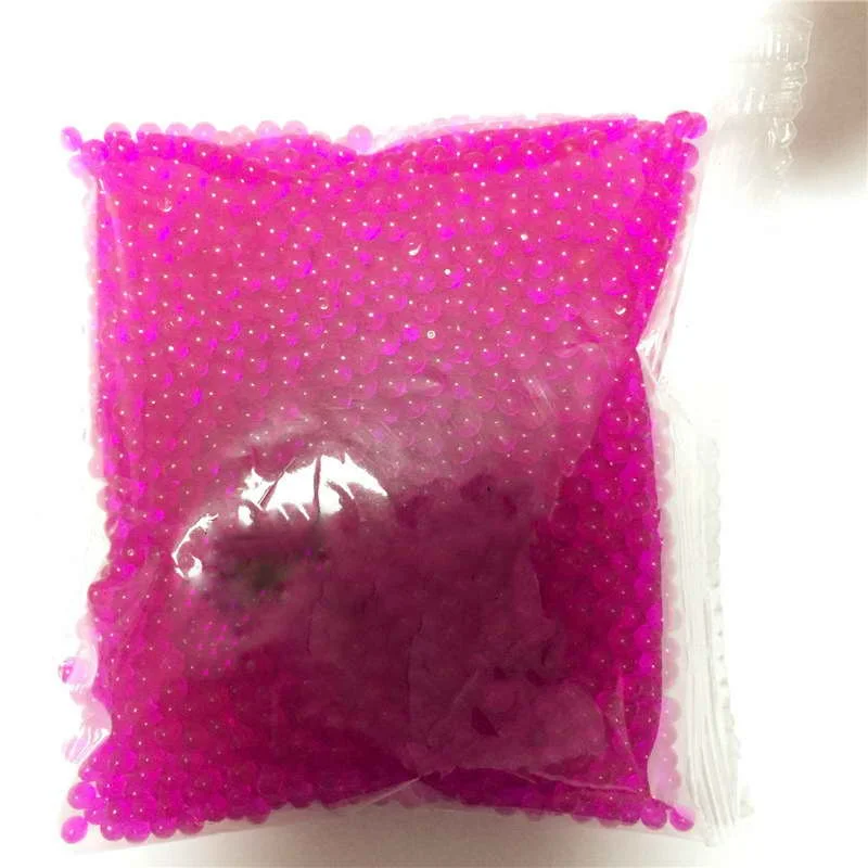 Pink 500 шт./пакет питания Земля для цветов с украшением в виде кристаллов грязи Гидрогелей «Губка Боб» в воде, детские игрушки, детские игрушки украшения дома 14 цветов - Цвет: Pink