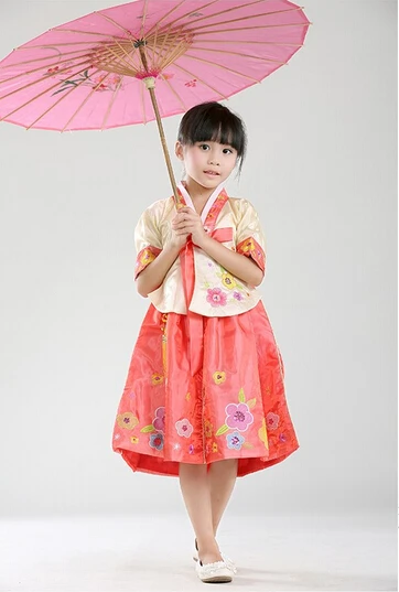 Традиционные японские кимоно юката цветное детское платье Hanbok Детские корейские