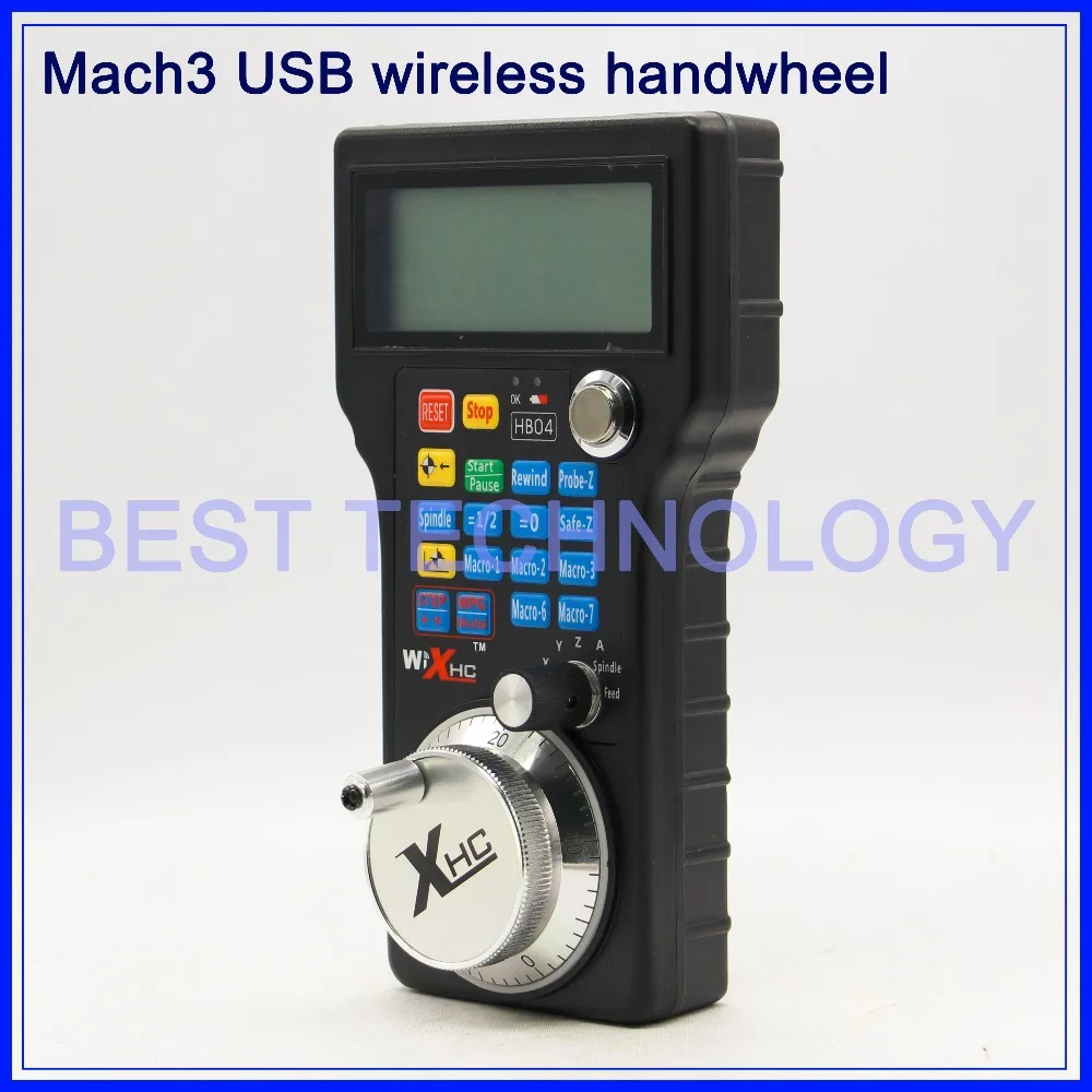Бесплатная Доставка! Mach3 ЧПУ USB MPG Подвеска для или 4 Ось Гравировка CNC Беспроводной