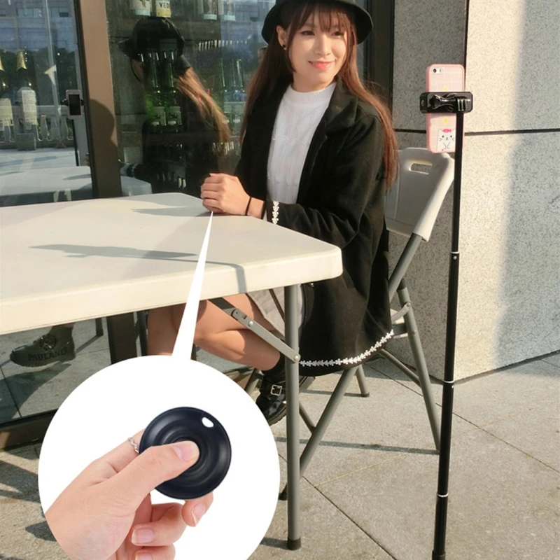 OCDAY беспроводной Bluetooth 4,0 затвора камеры дистанционное управление портативный Автоспуск для смартфоны IOS и Android