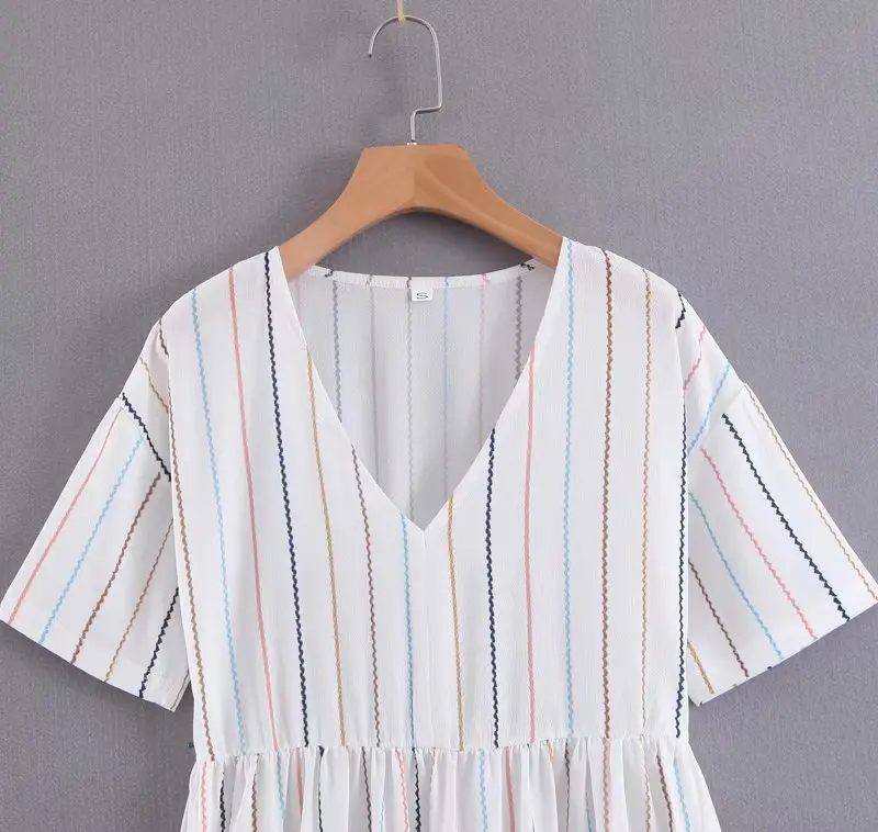 XZ50-2012 European and American Fashion Wind Stripe Dresses | Женская одежда