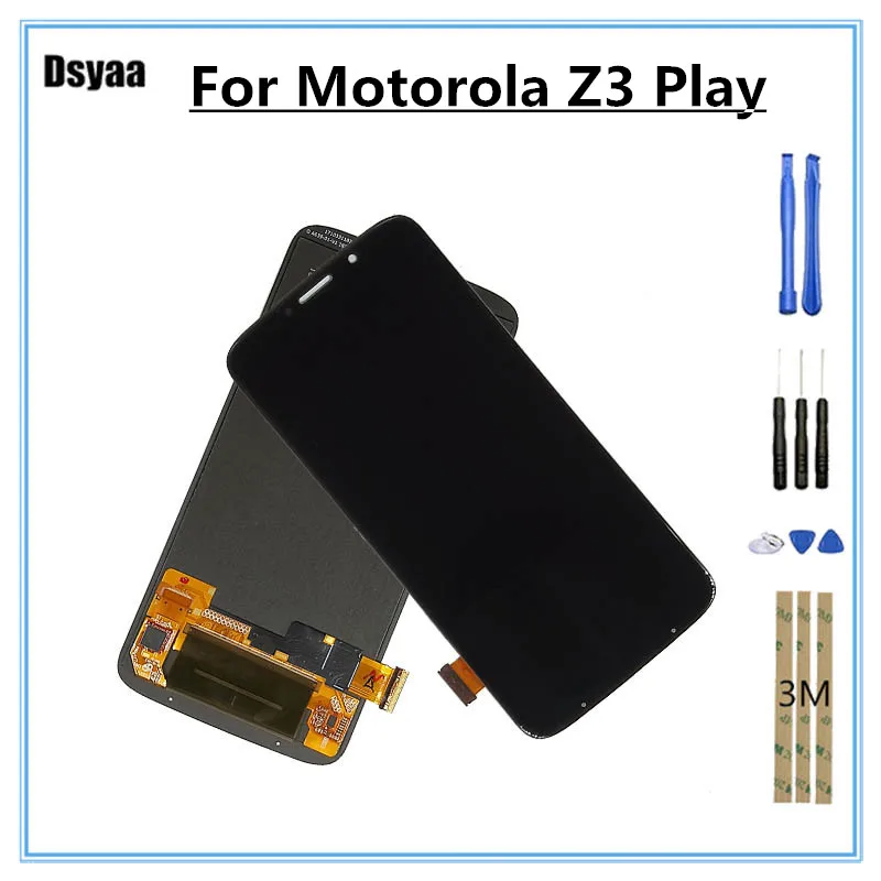 6 дюймов сенсорный экран дигитайзер для Moto Z3 Play XT1929 XT 1929 ЖК дисплей Motorola в